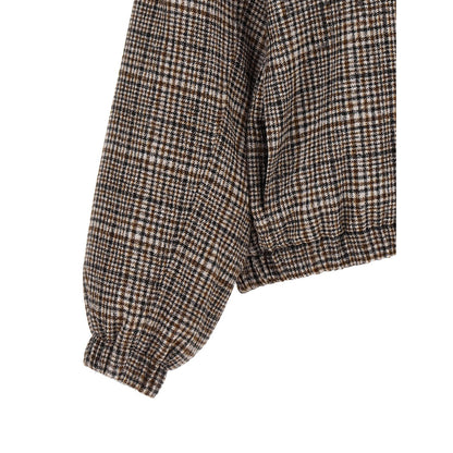 Brunello Cucinelli Brown Alpaca Leather Bomber
