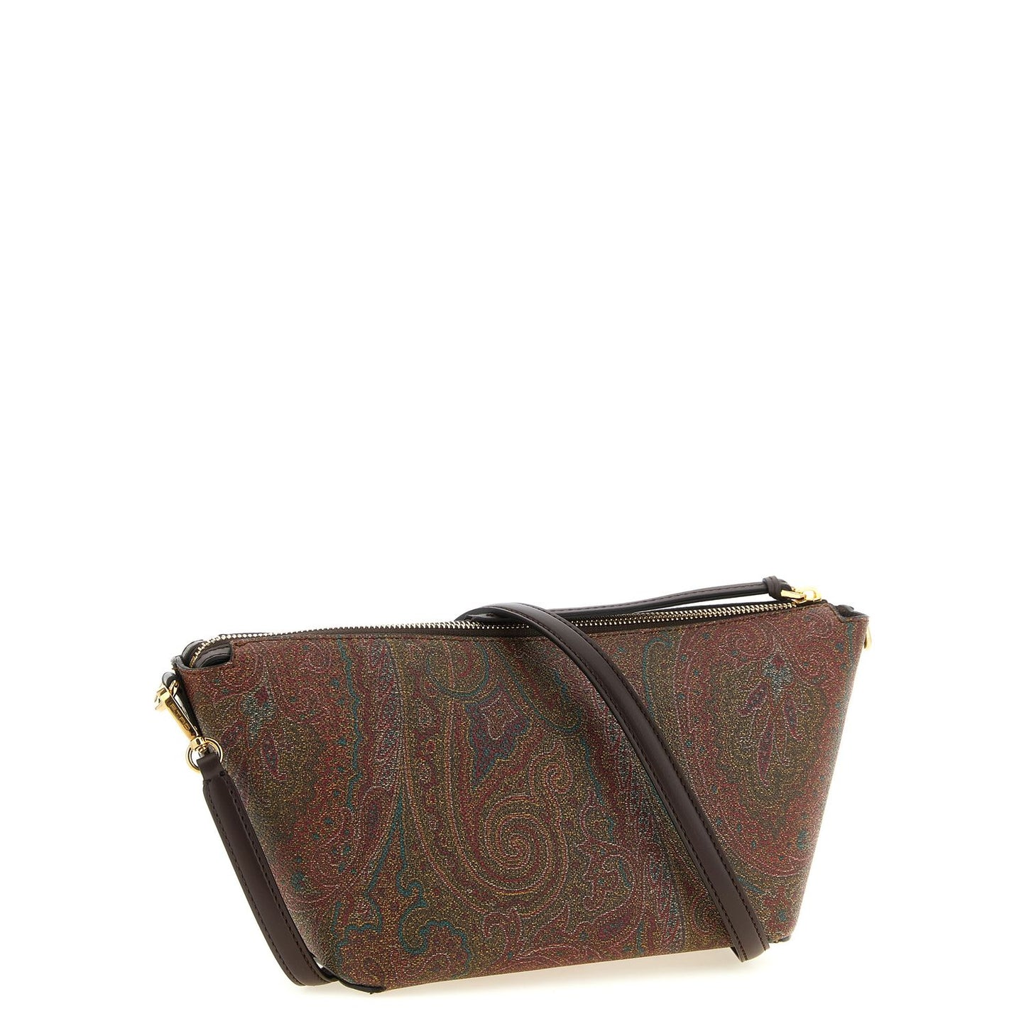 Etro Brown Cotton Crossbody Bag