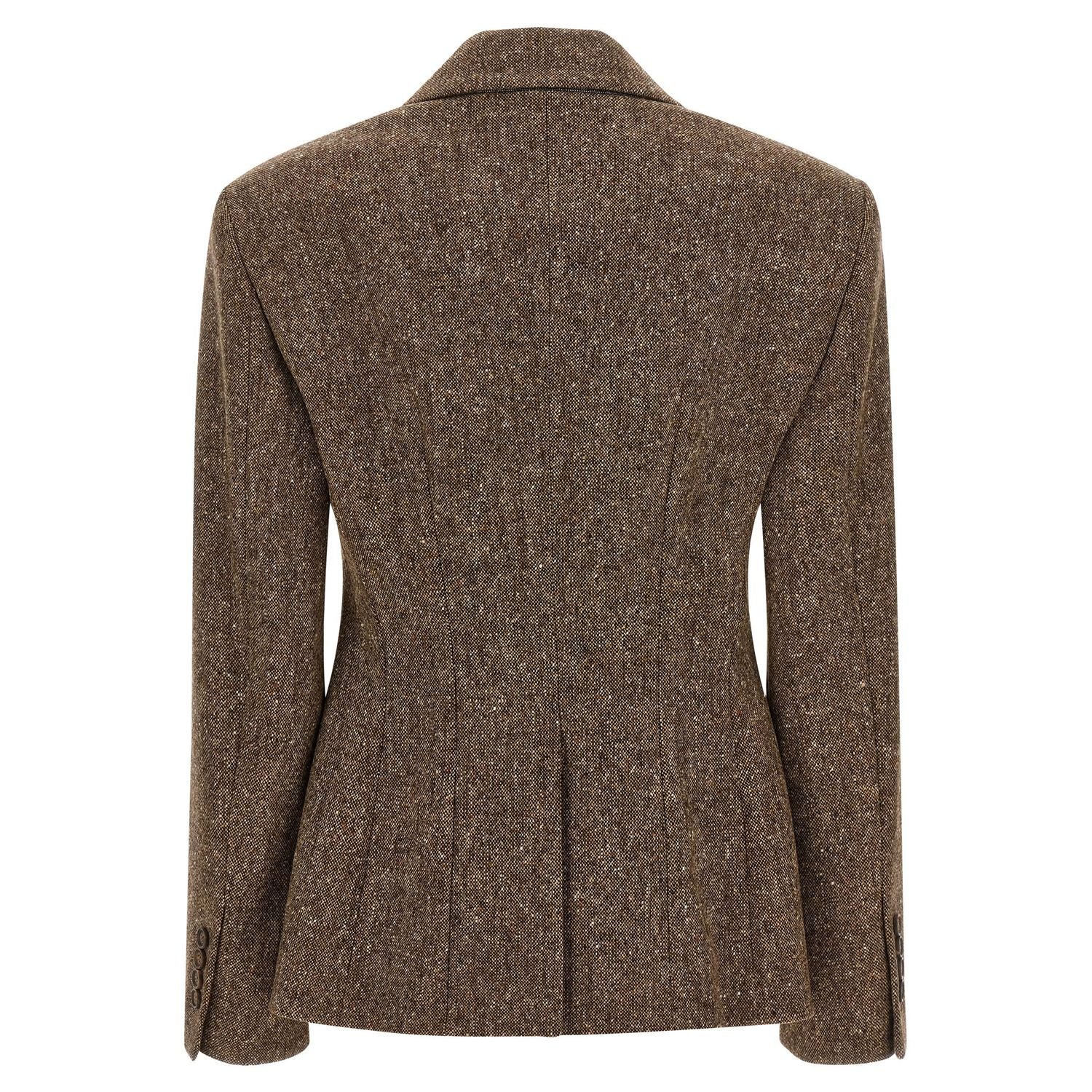 Brunello Cucinelli Brown Virgin Wool Blazer