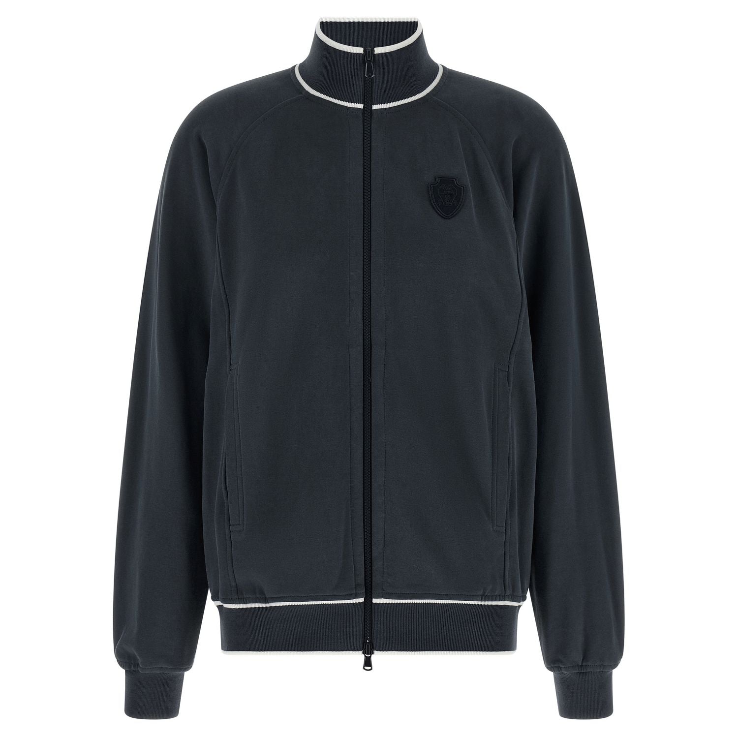 Brunello Cucinelli Blue Cotton Sweatshirt