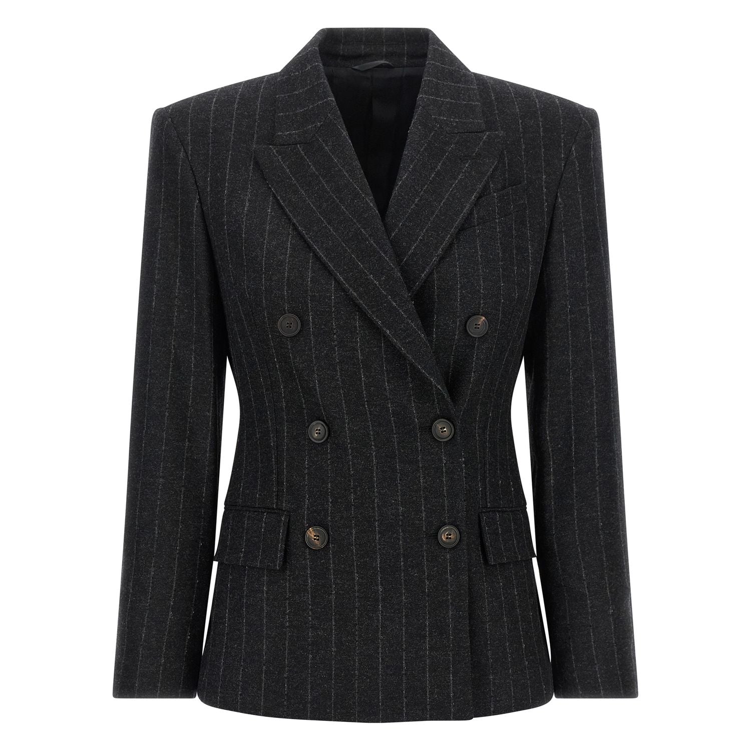 Brunello Cucinelli Gray Virgin Wool Blazer