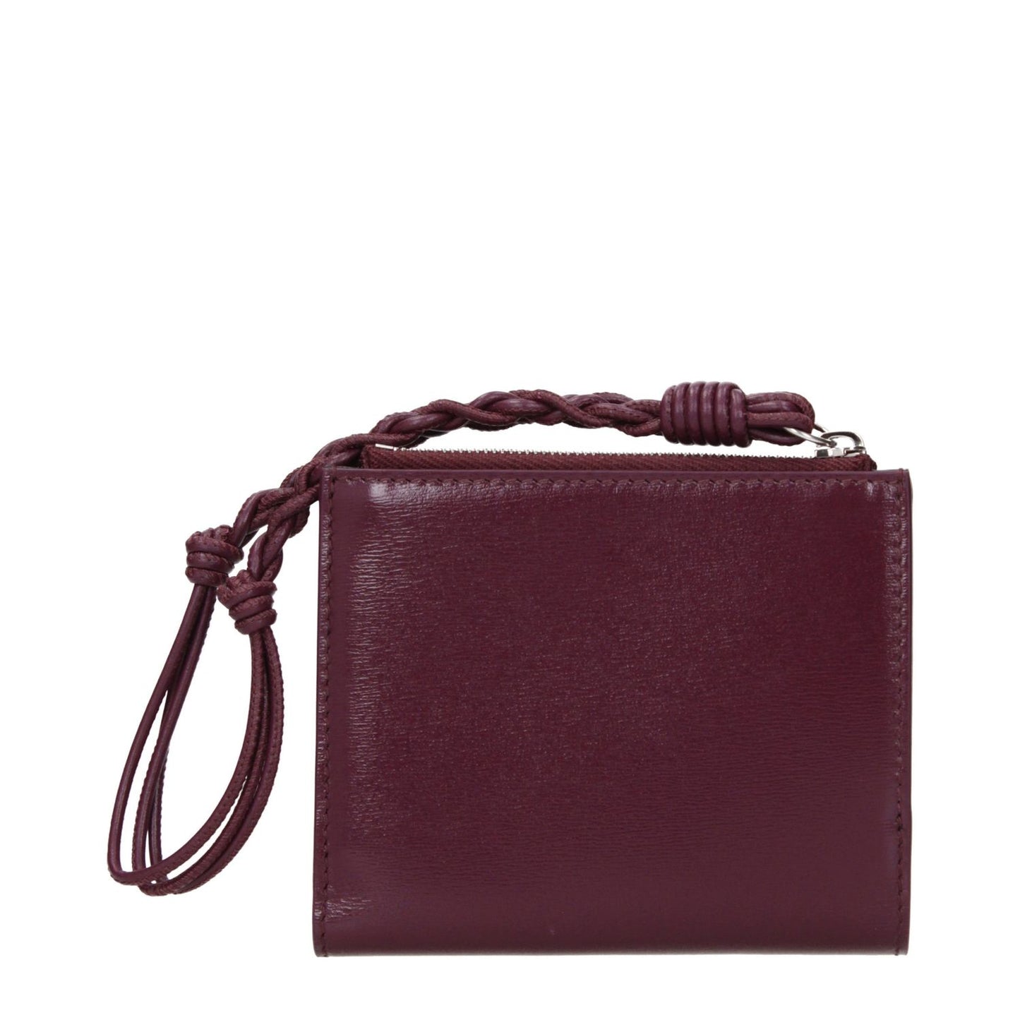 Jil Sander Red Leather Wallet