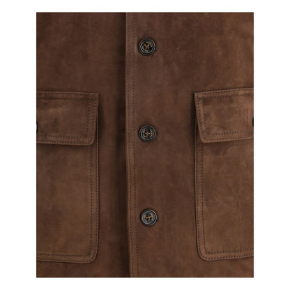 Valstar Brown Calf Leather Bos Taurus Bomber