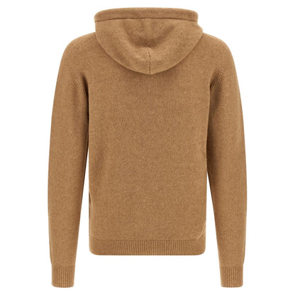 Roberto Collina Beige Wool Cardigan
