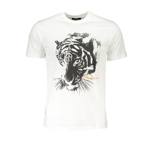 Cavalli Class Bianco Cotton Men's T-Shirt