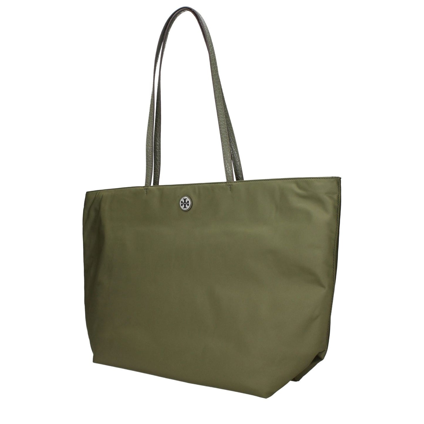 Tory Burch Green Fabric Shoulder Bag