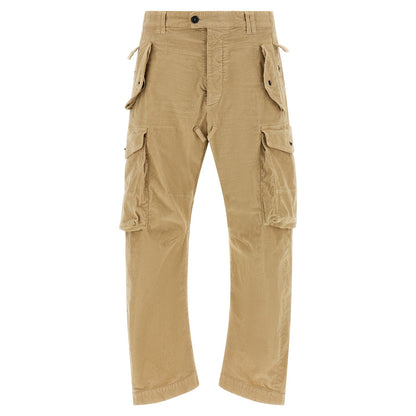 Dsquared² Beige Cotton Cargo Pants