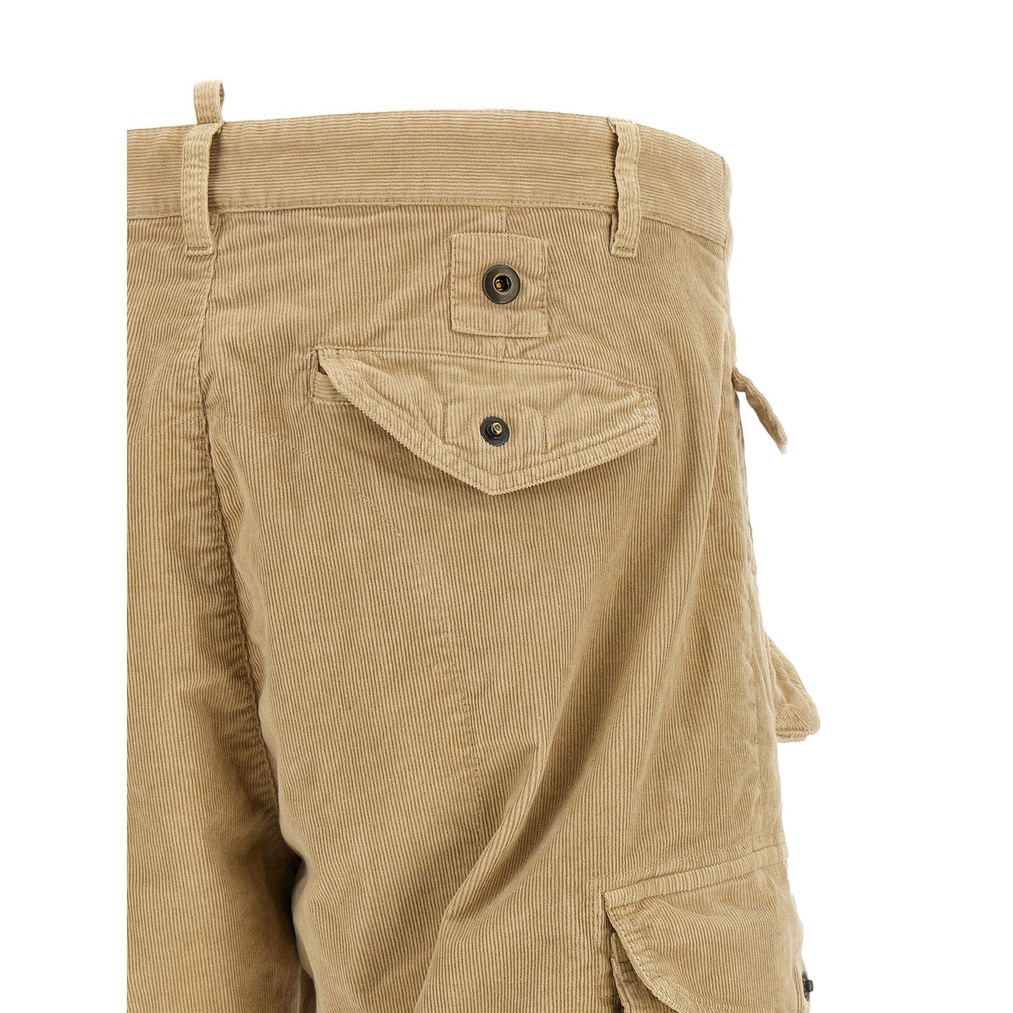 Dsquared² Beige Cotton Cargo Pants