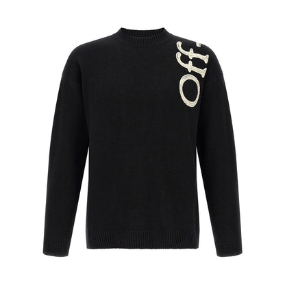 Off-White Bicolor Wool Cardigan