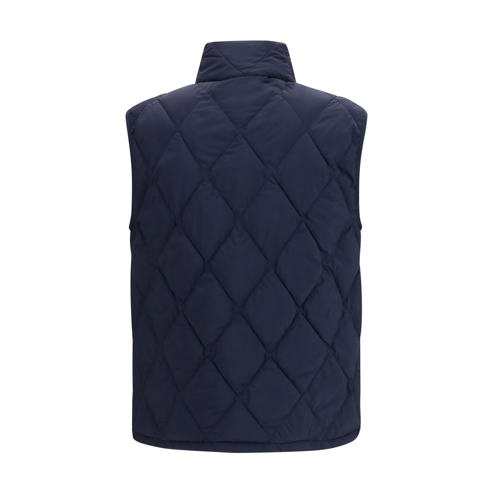 Burberry Blue Polyamide Sleeveless Jacket