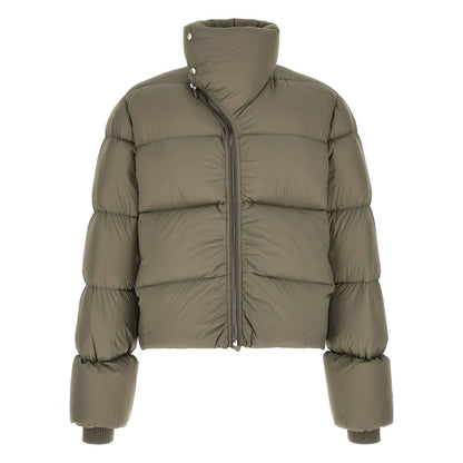 Rick Owens Bicolor Nylon Full-Length Jacket