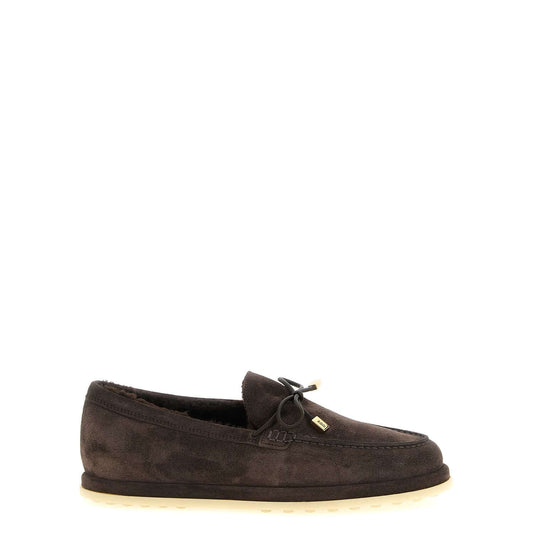 Tod's Brown Calfskin Slip-On Loafers