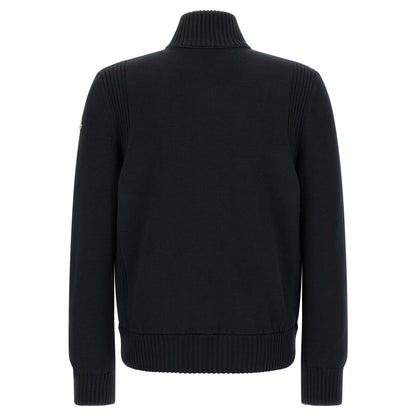 Moncler Blue Polyester Cardigan