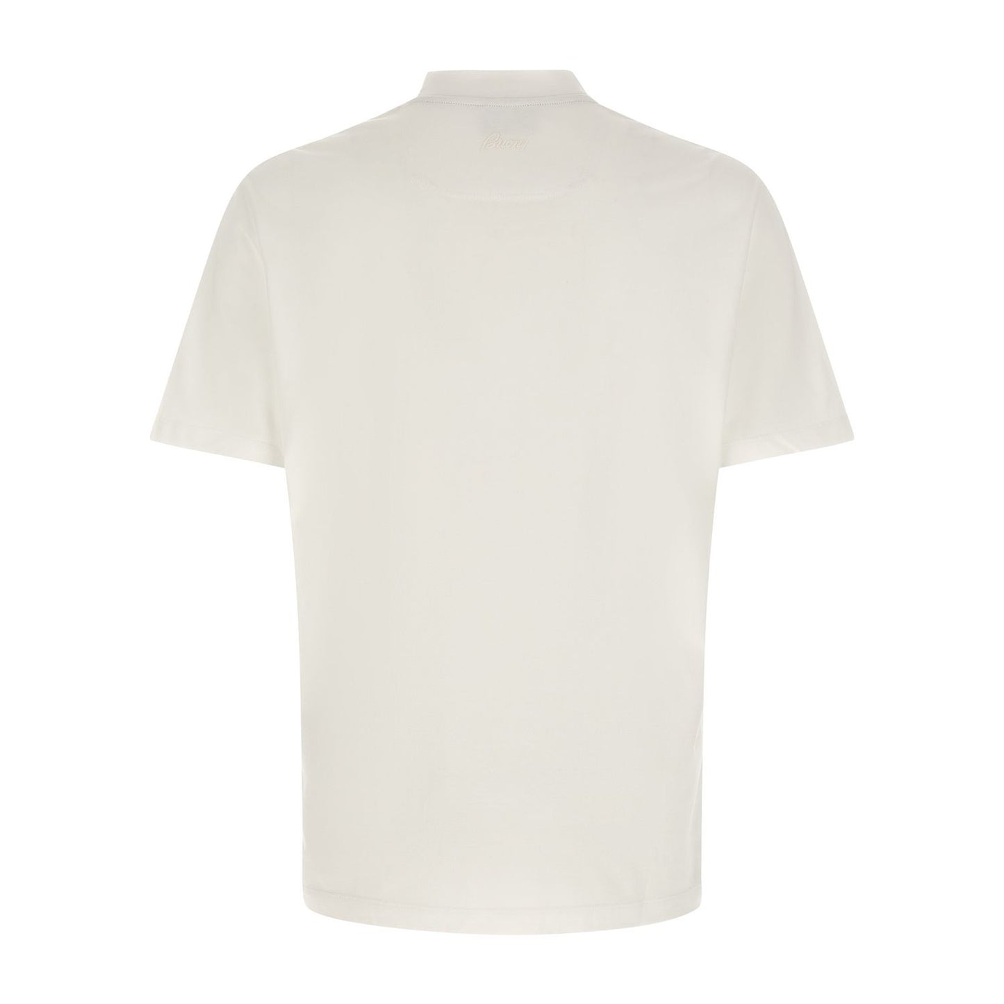 Brioni White Cotton T-Shirt