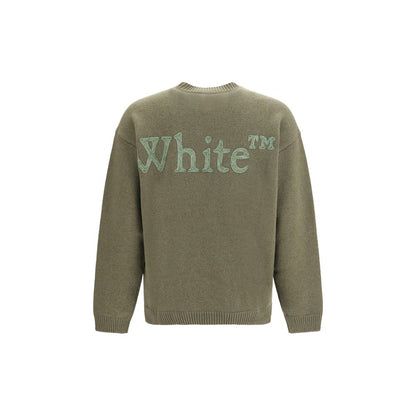 Off-White Bicolor Wool Oves Aries Sweatshirt