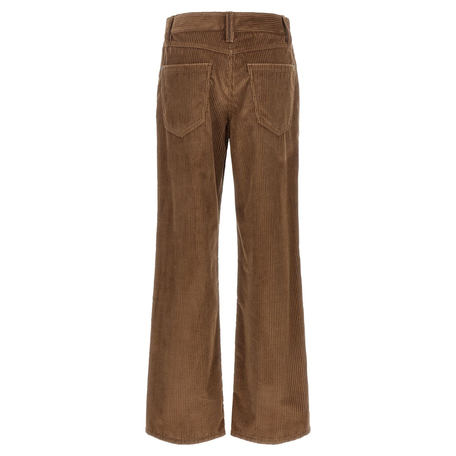 Brunello Cucinelli Brown Cotton Casual Pants