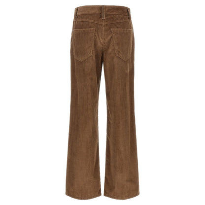 Brunello Cucinelli Brown Cotton Casual Pants
