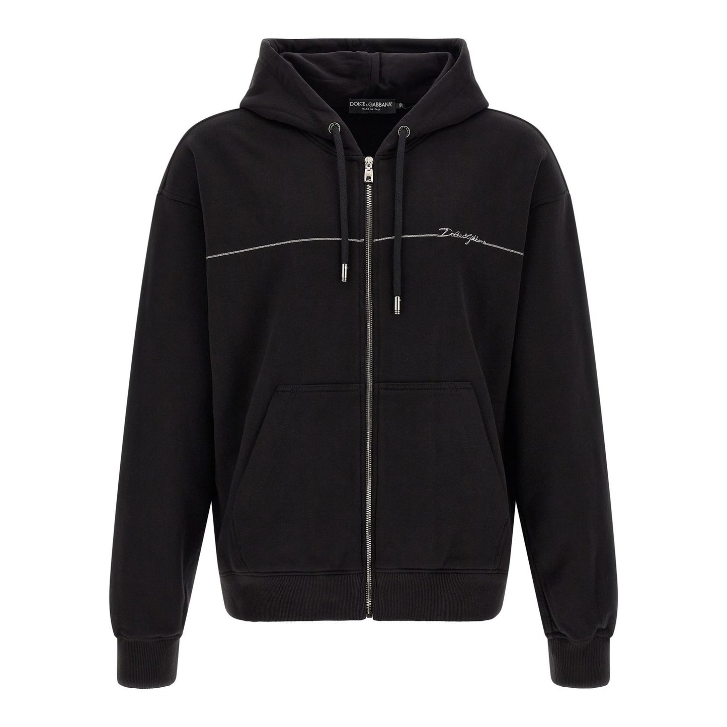 Dolce & Gabbana Black Cotton Sweatshirt