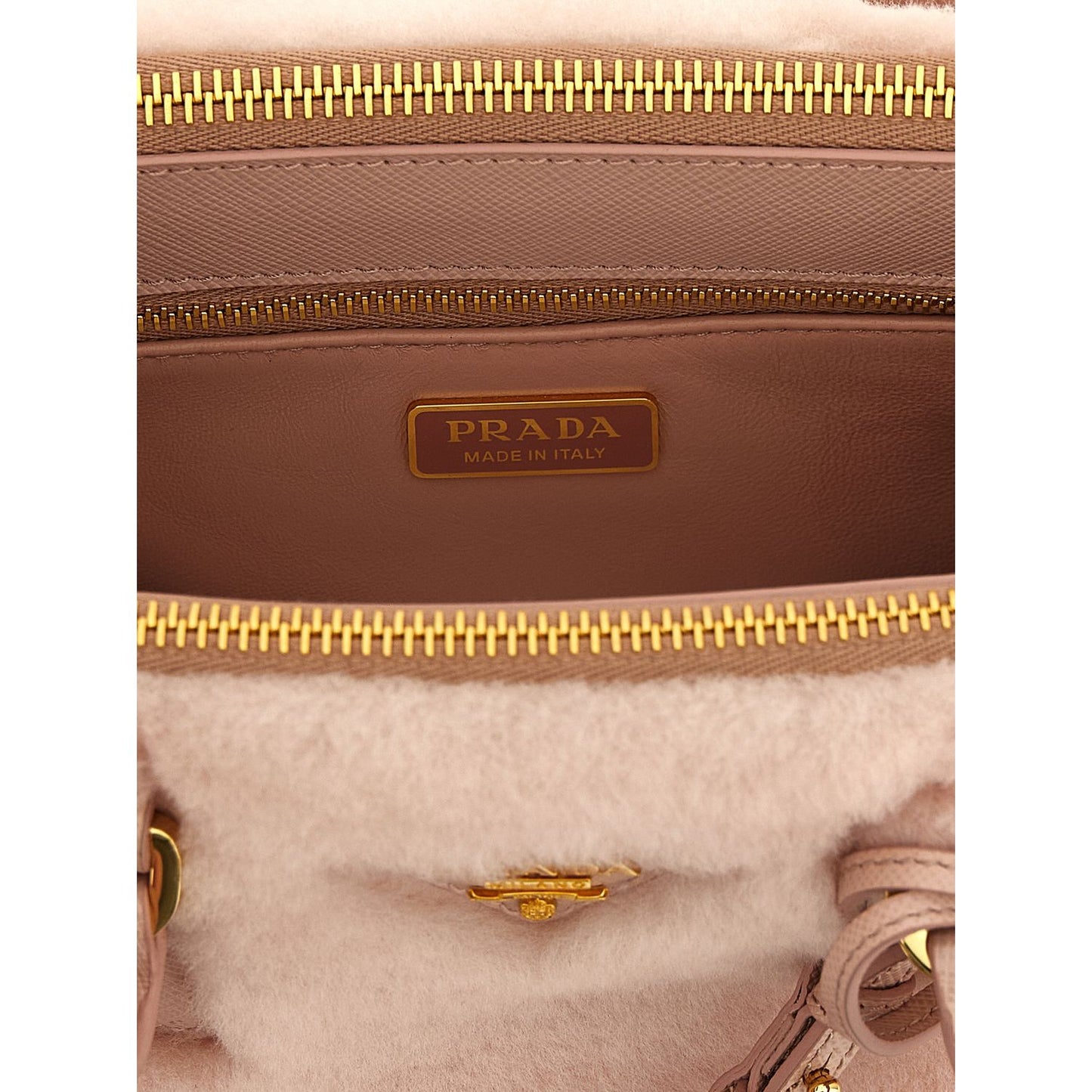 Prada Multicolor Lamb Leather Handbag