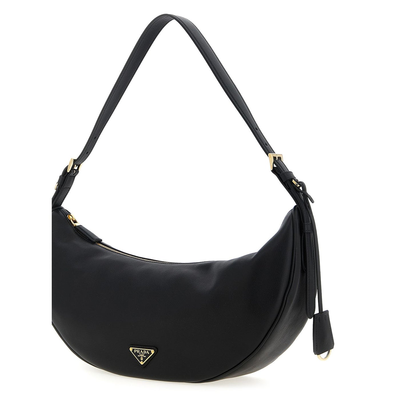 Prada Black Calfskin Shoulder Bag