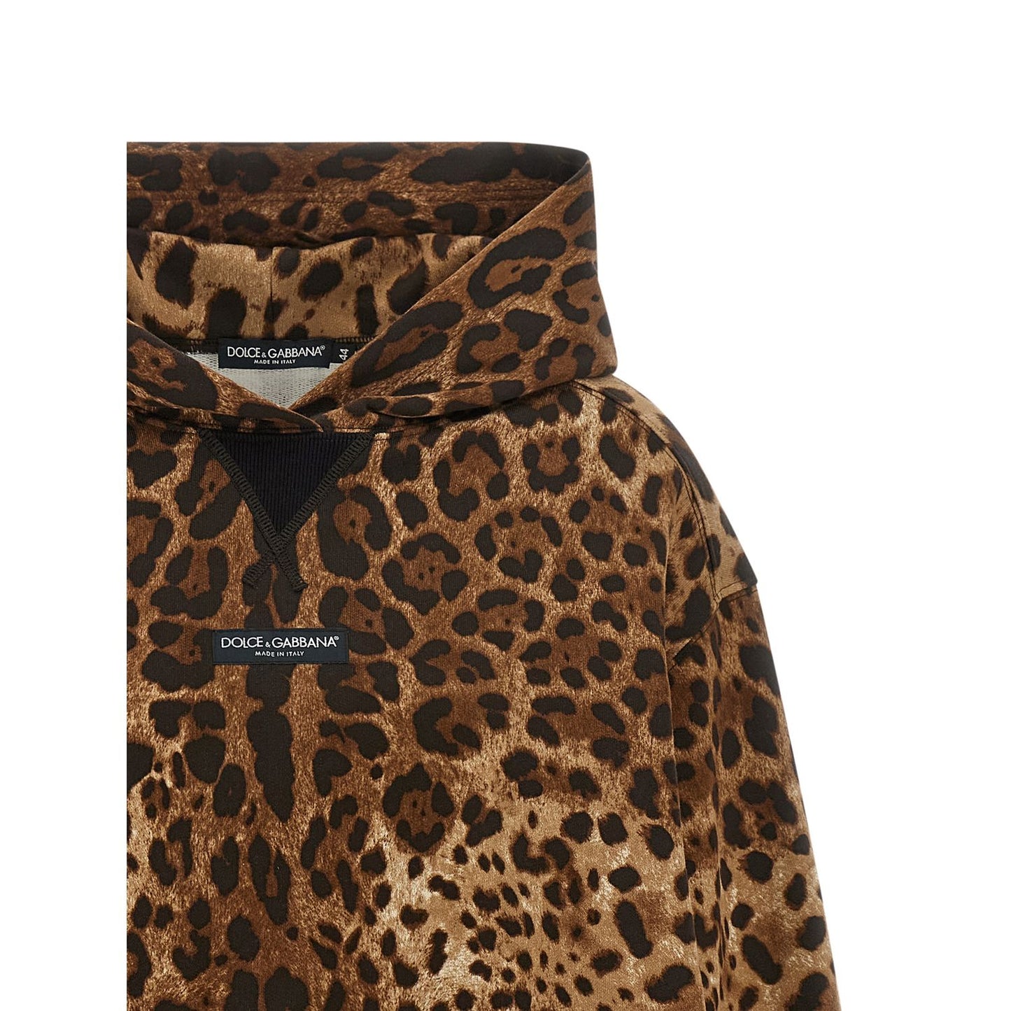 Dolce & Gabbana Brown Cotton Hoodie