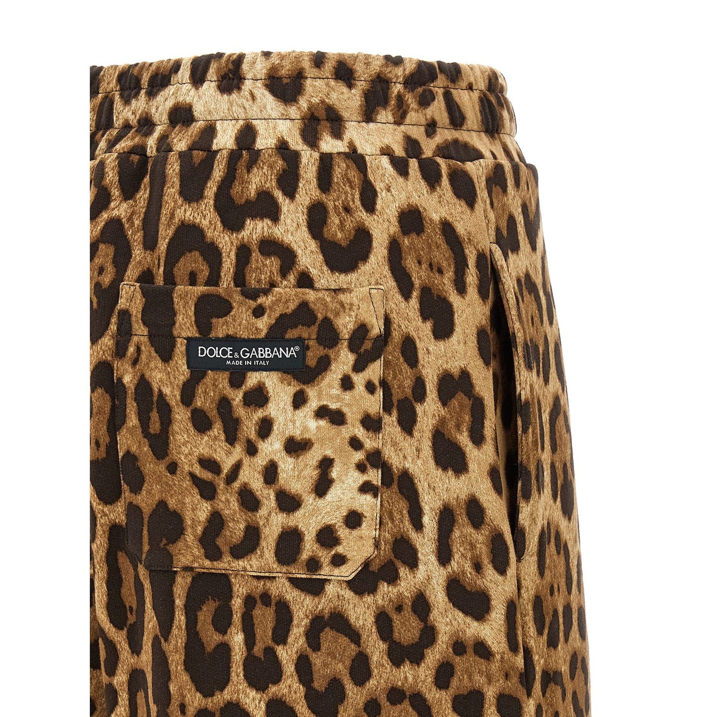 Dolce & Gabbana Brown Cotton Casual Pants