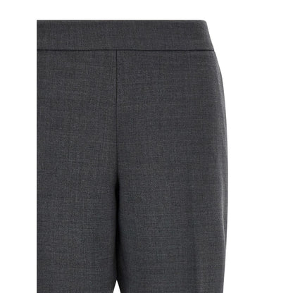 Alberto Biani Gray Polyester Cropped Pants