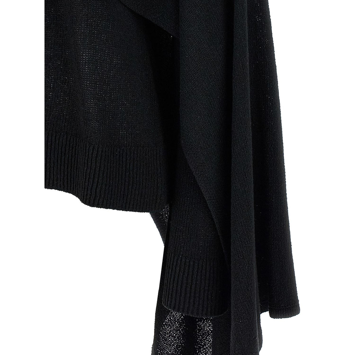 TOTEME Black Silk Cardigan