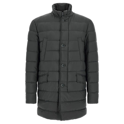 Herno Gray Polyamide Coat