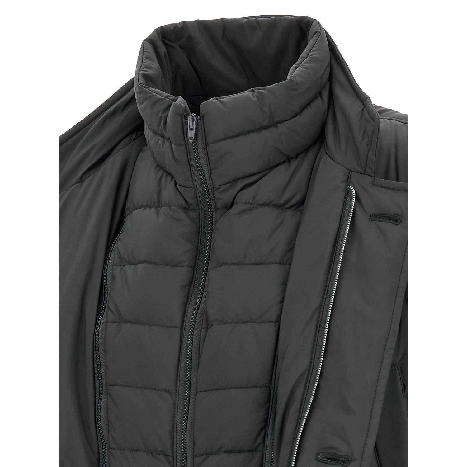 Herno Gray Polyamide Coat