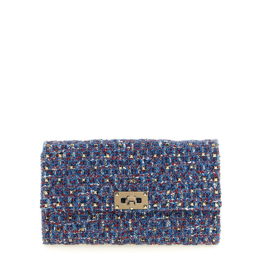 Valentino Garavani Blue Polyester Crossbody Bag