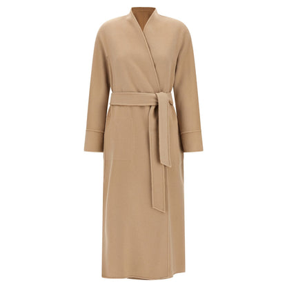Max Mara Beige Wool Coat