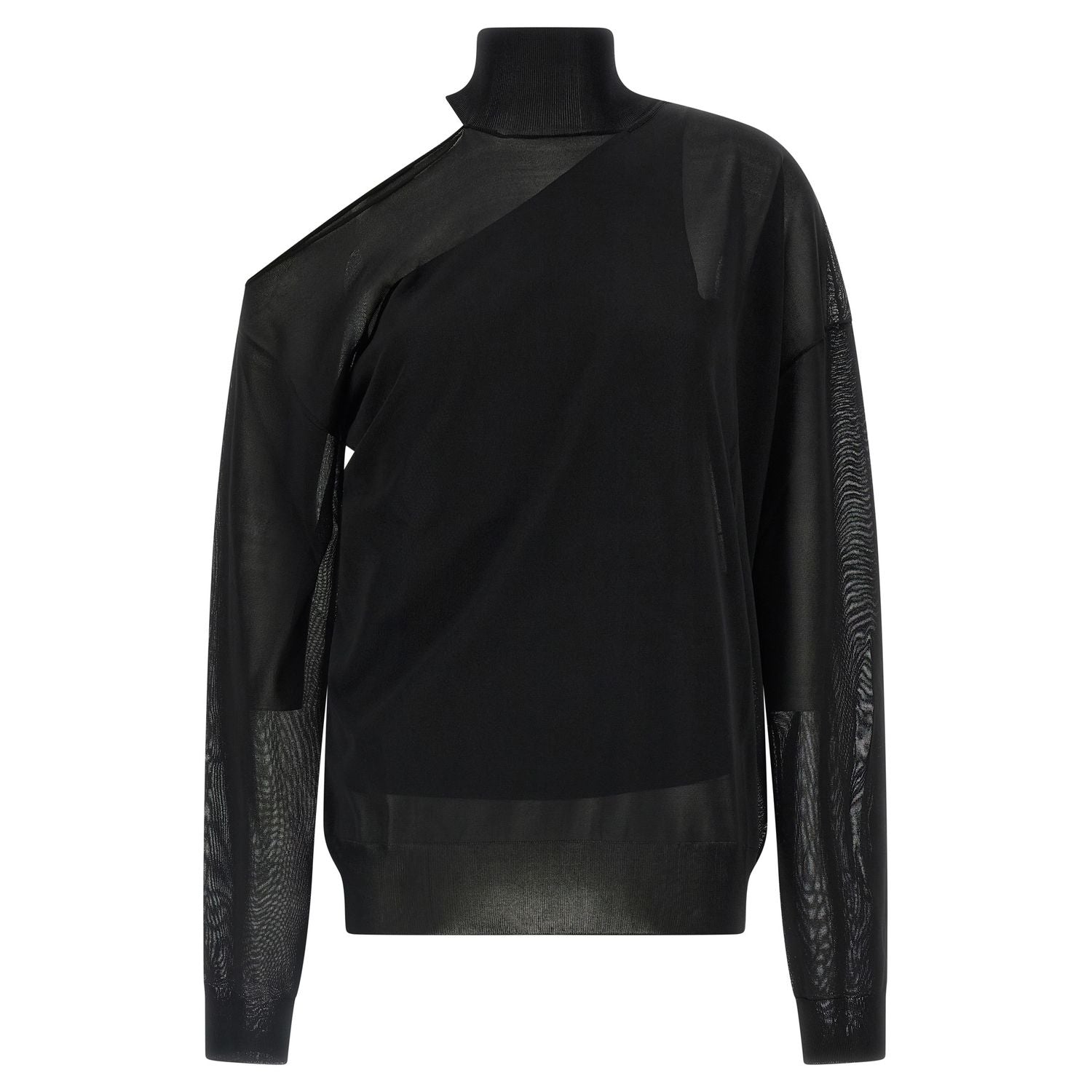 Fendi Black Viscose Cardigan