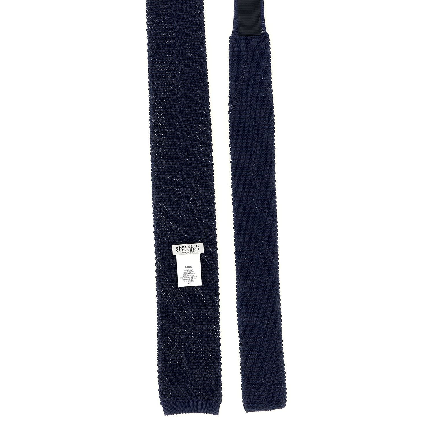 Brunello Cucinelli Blue Silk Tie