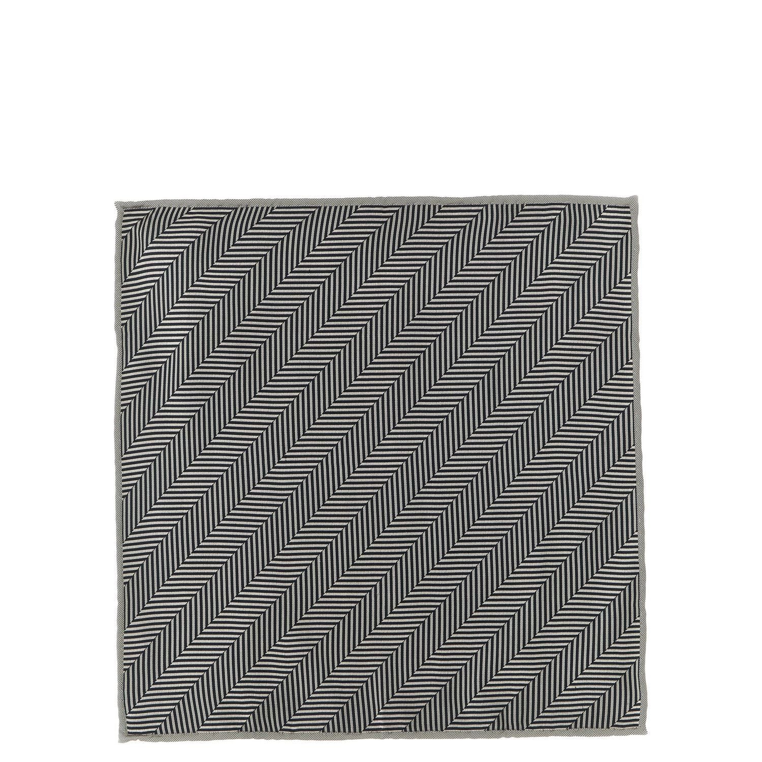 Brunello Cucinelli Gray Silk Pocket Square