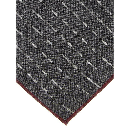 Brunello Cucinelli Gray Silk Pocket Square