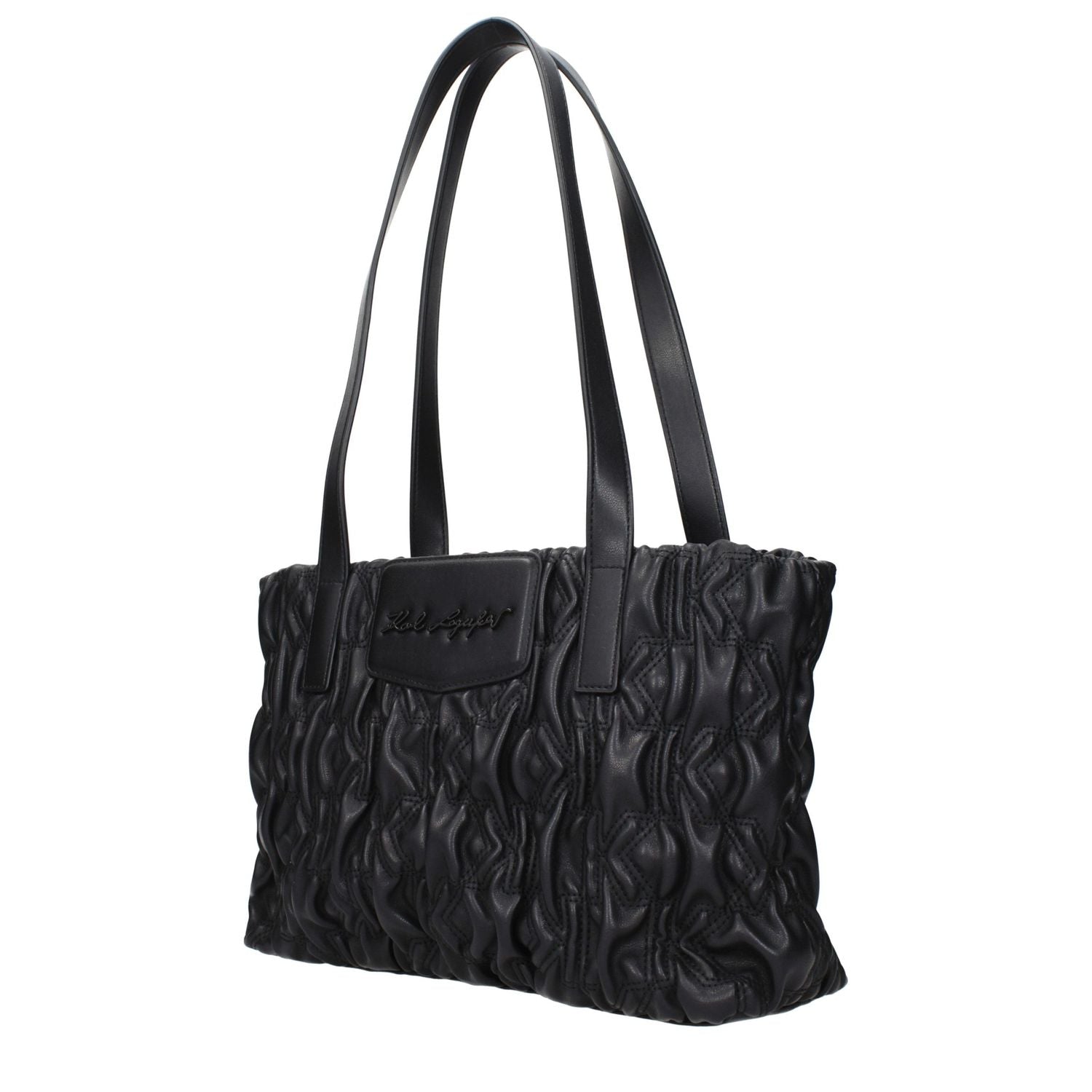 Karl Lagerfeld Black Polyester Shoulder Bag