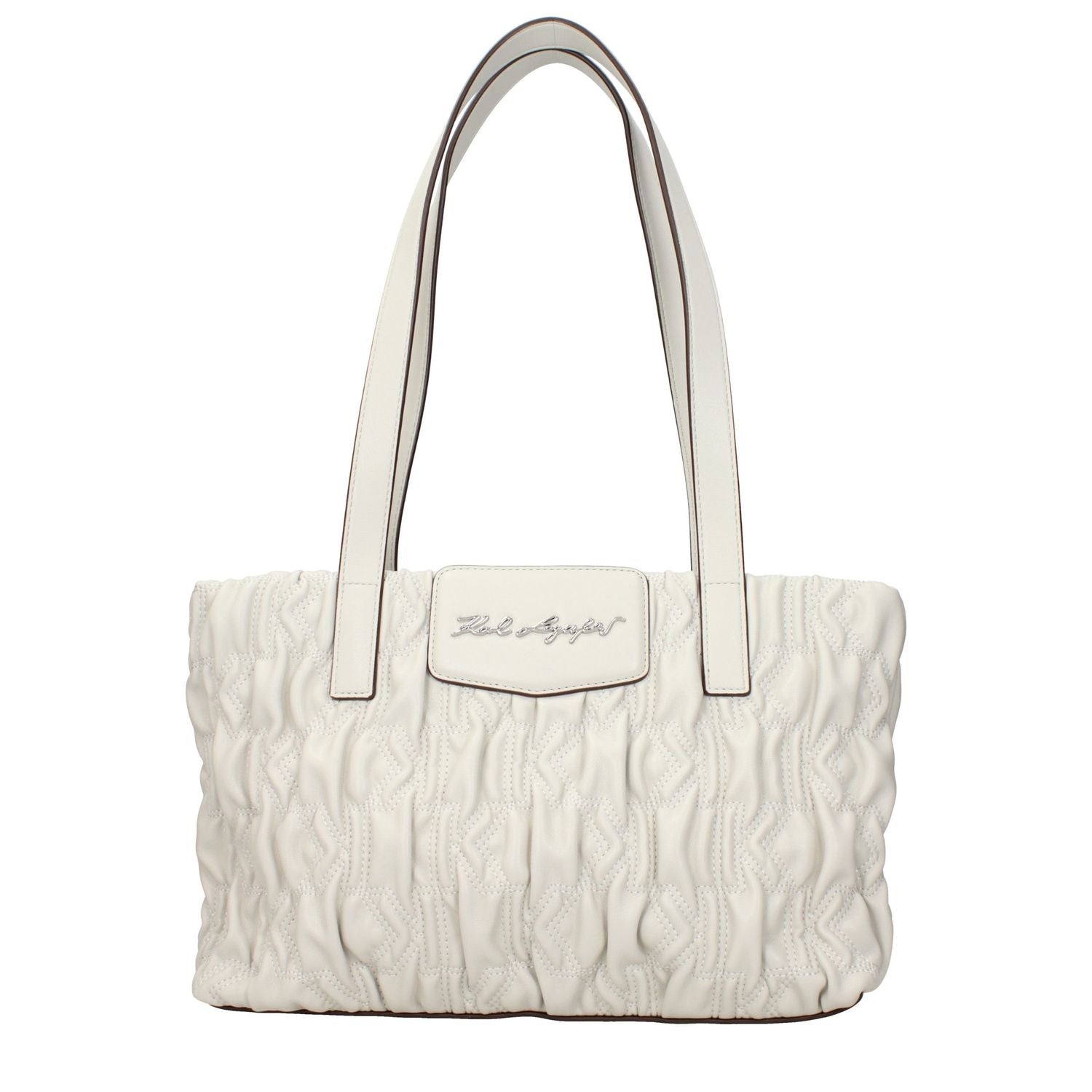 Karl Lagerfeld Gray Polyester Shoulder Bag