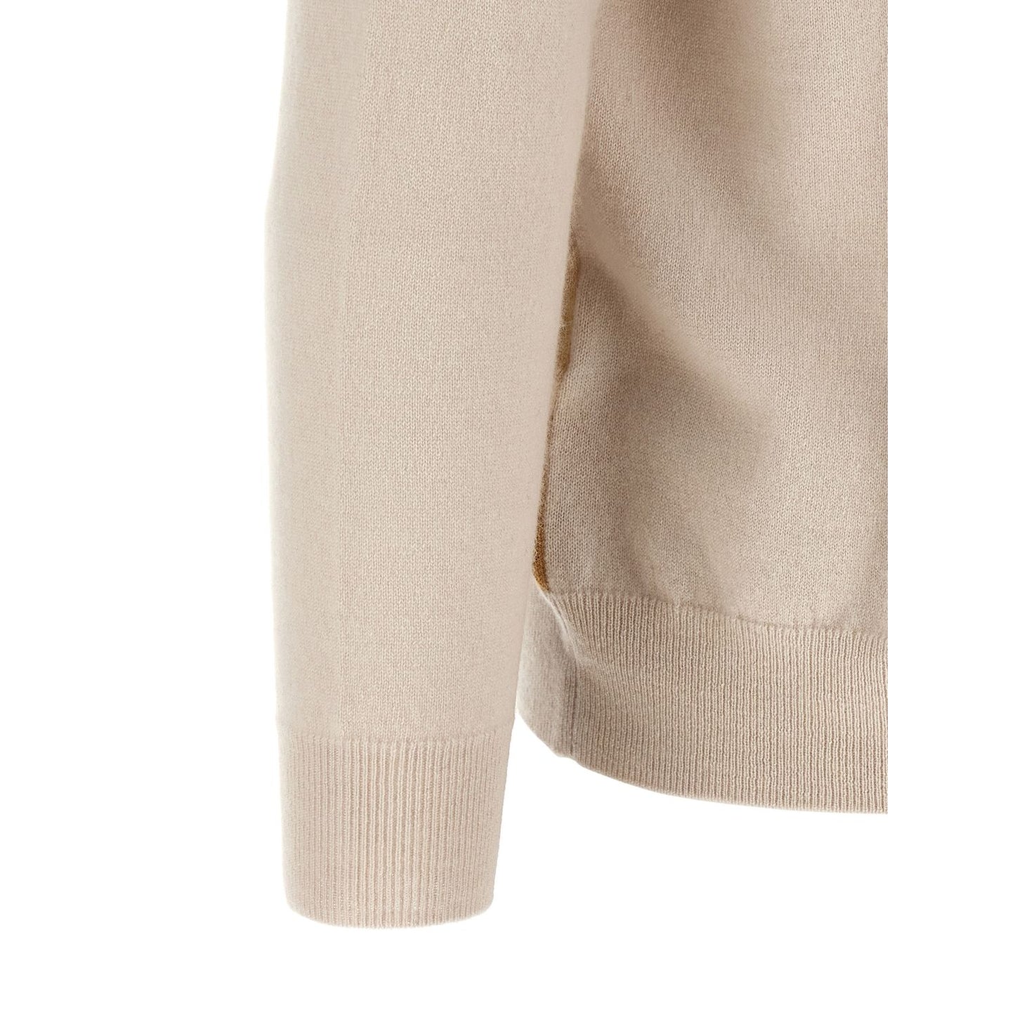 Ballantyne Beige Cashmere Cardigan
