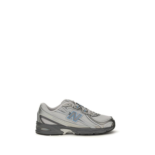New Balance Gray Fabric Athletic Sneakers