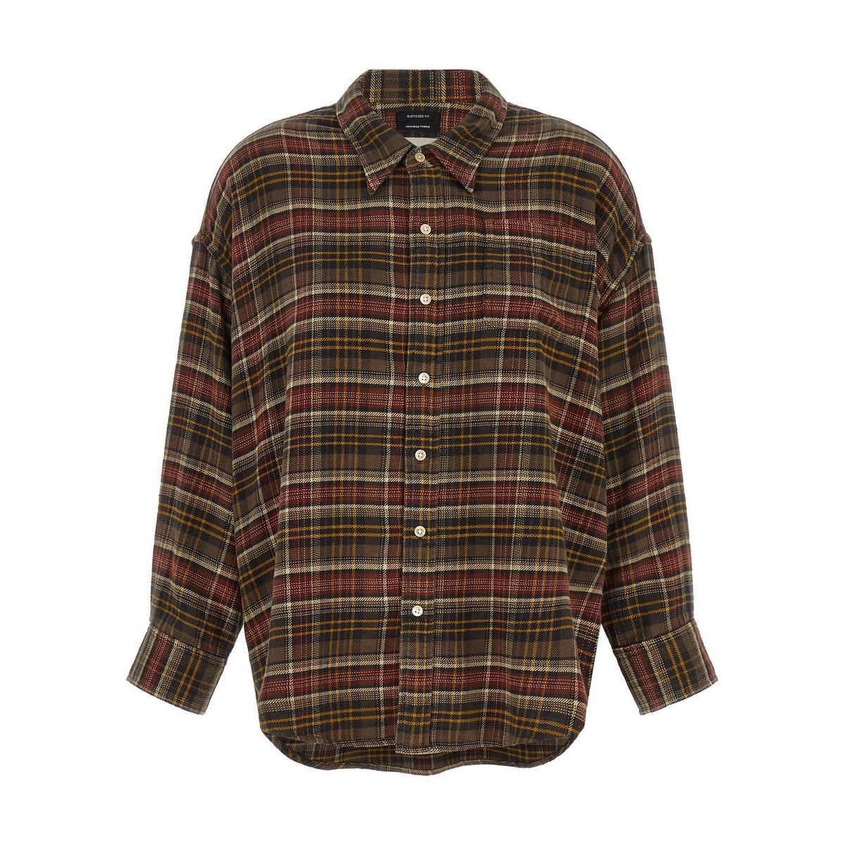 R13 Brown Cotton Blouse
