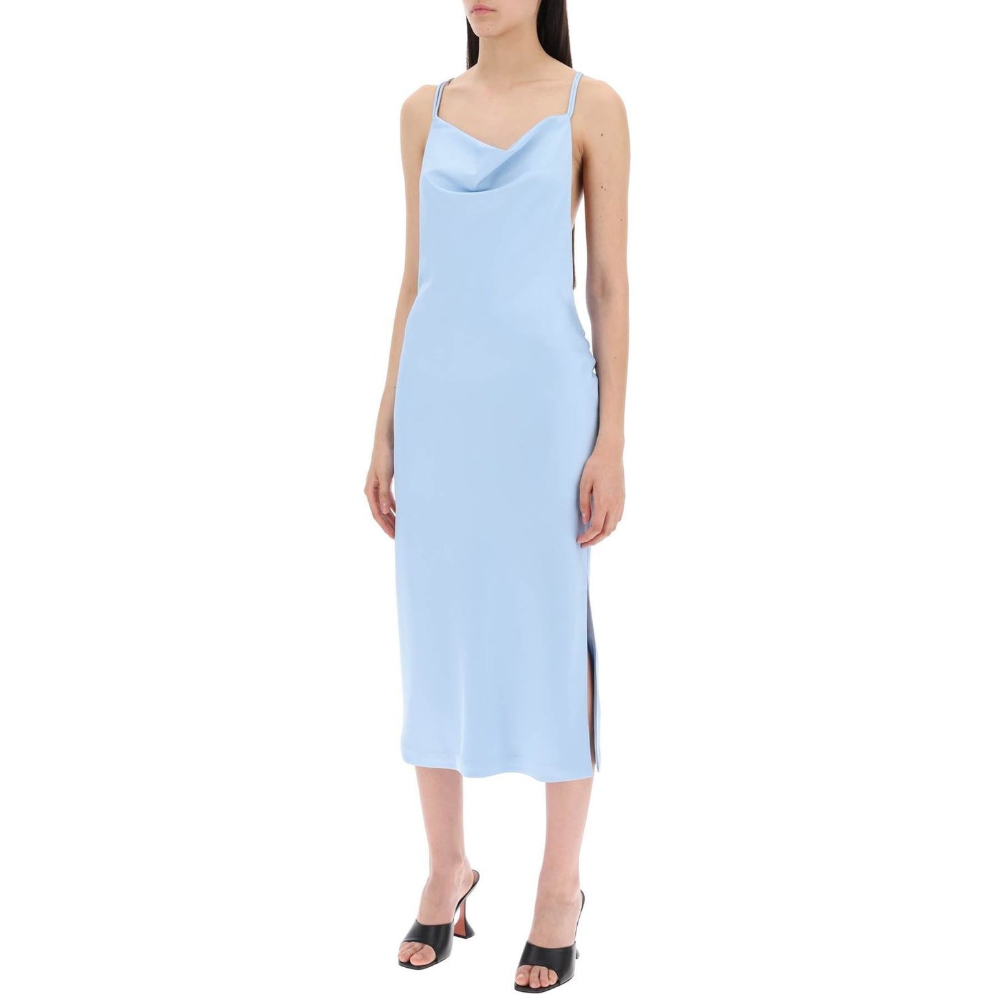 Rotate satin midi slip dress for a Dresses Rotate