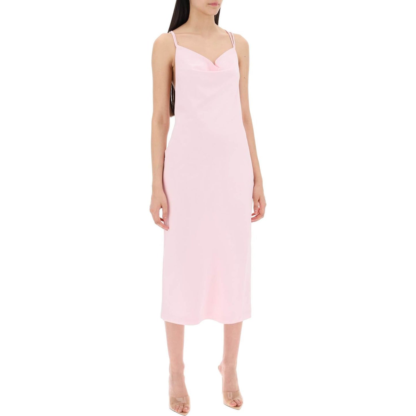 Rotate satin midi slip dress for a Dresses Rotate