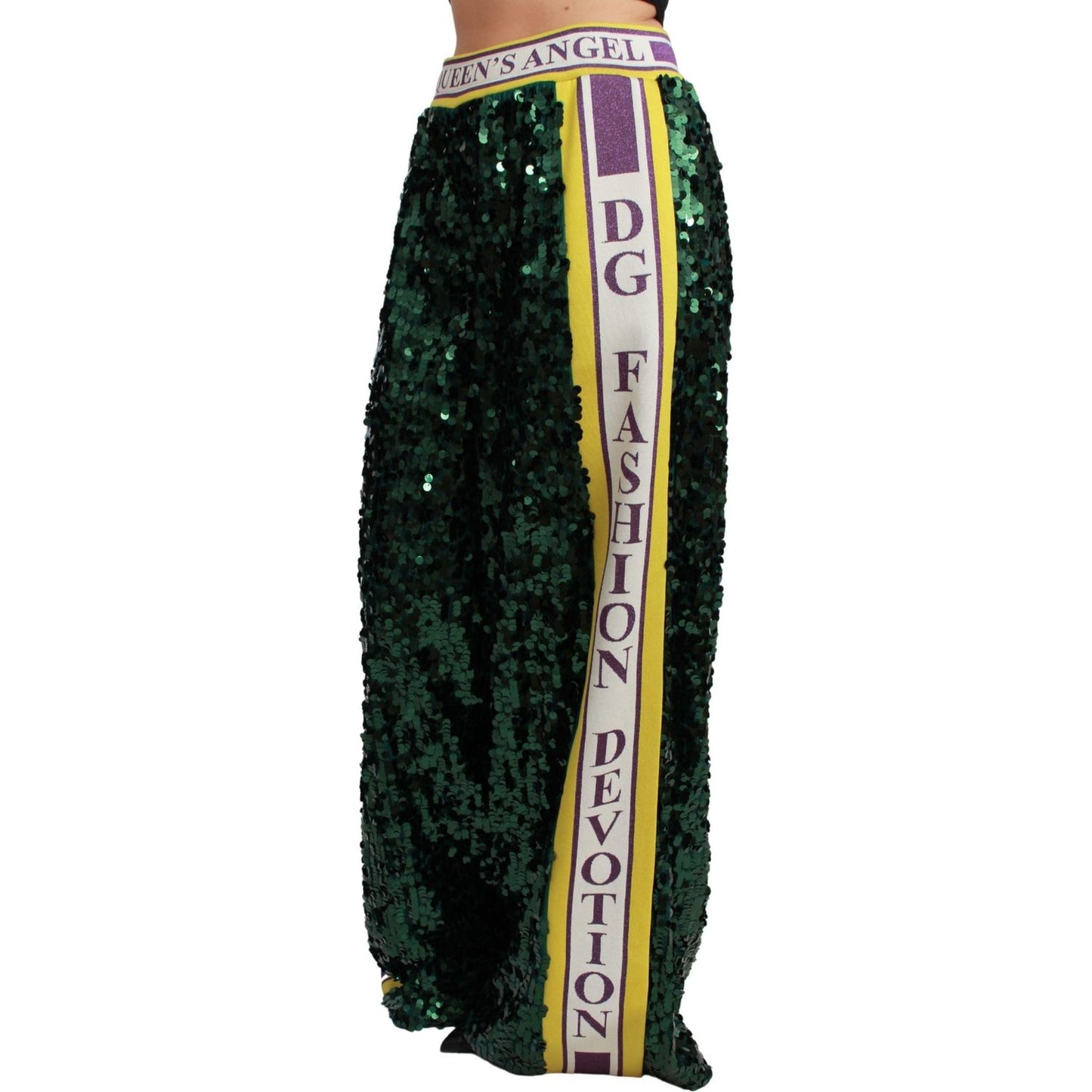 Dolce & Gabbana Exclusive Multicolor Sequined Pants Dolce & Gabbana