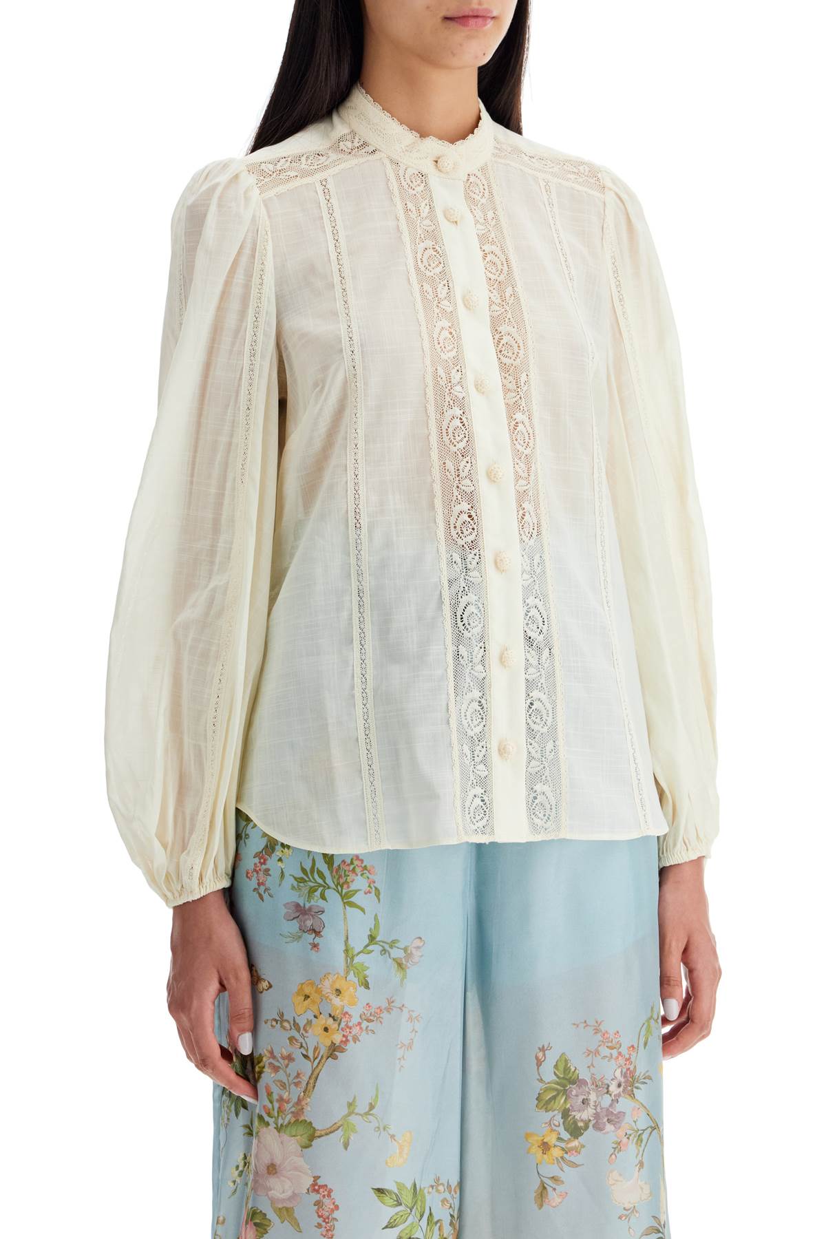 Zimmermann halliday lace-trimmed shirt Topwear Zimmermann