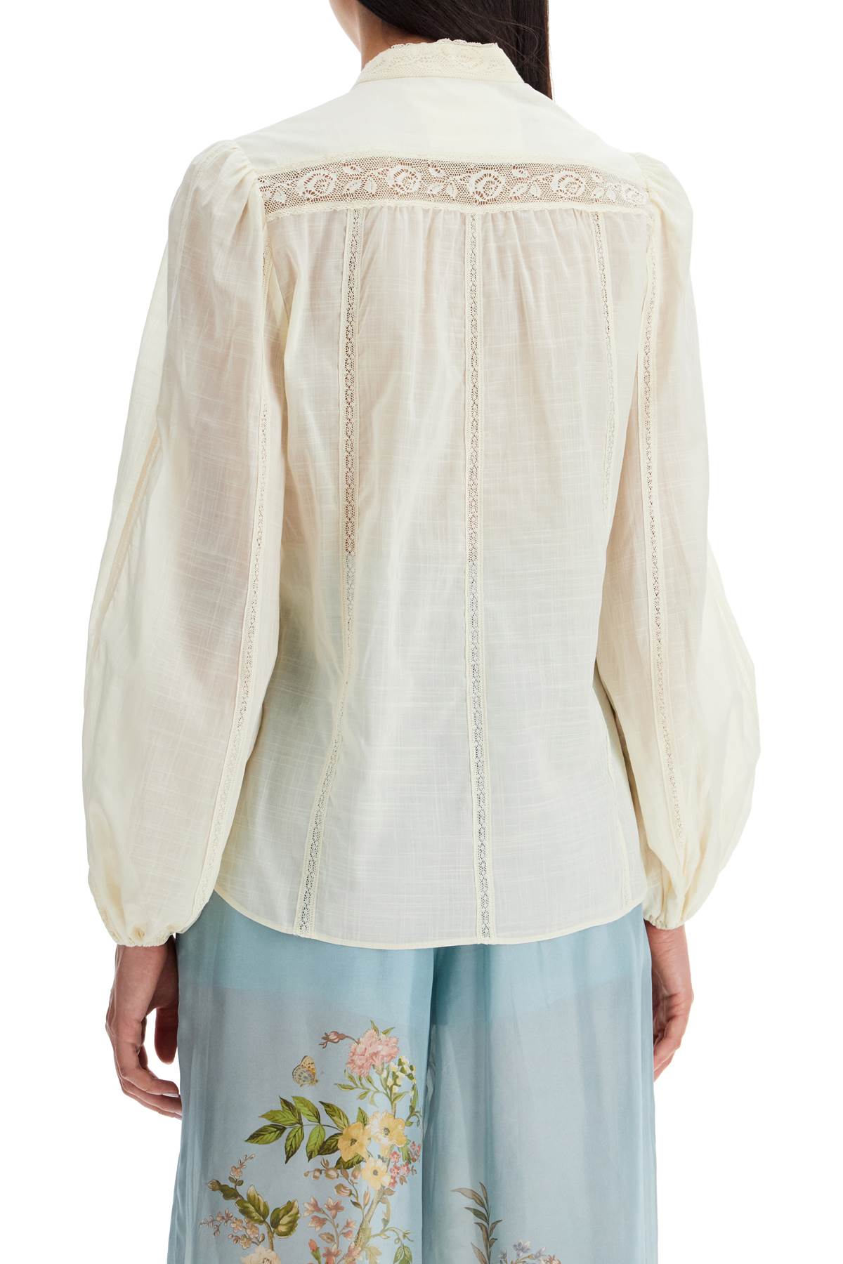 Zimmermann halliday lace-trimmed shirt Topwear Zimmermann