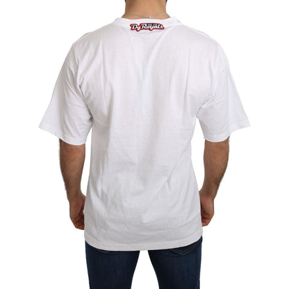 Dolce & Gabbana White Love Panda Print Top T-shirt