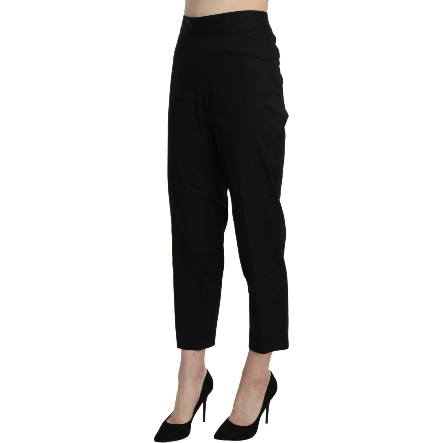 BENCIVENGA Elegant High Waist Cropped Pants Jeans & Pants BENCIVENGA