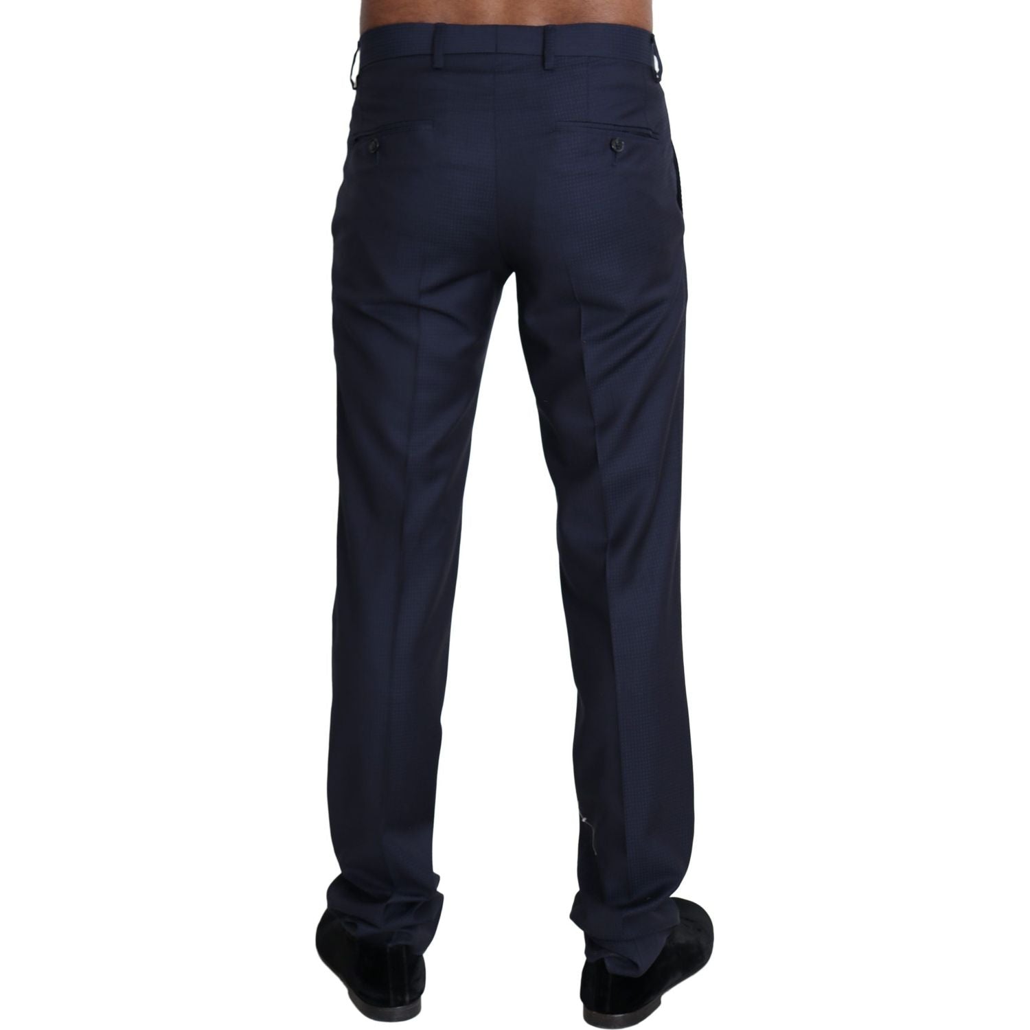 Dolce & Gabbana Navy Blue Dress Formal Men Trouser Pants