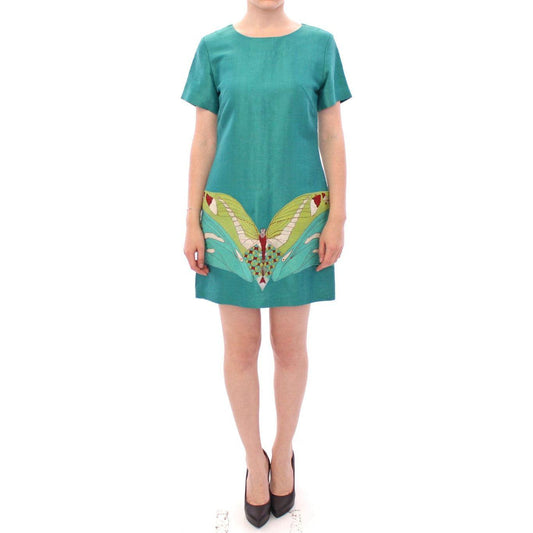 Lanre Da Silva Ajayi Elegant Embroidered Green Mini Dress Lanre Da Silva Ajayi